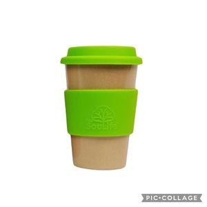 Eco Soulife reusable coffee cup. 2 in lot. NWOT. 15 oz each.